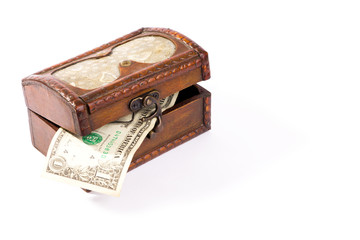 Antique chest for treasure