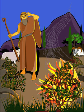 MOSES AND THE BURNING BUSH