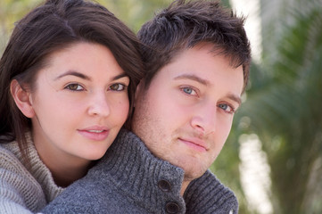 Fototapeta premium Young Attractive White Couple