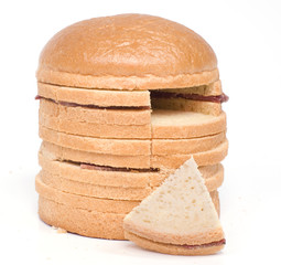 pains surprise - tranches de mini  sandwichs