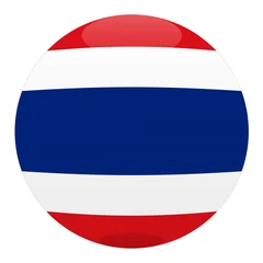 Wandaufkleber boule thailande thailand ball drapeau flag © DomLortha