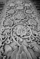 Traditional chinese carved pattern