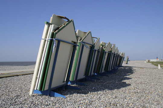 les cabines de plage