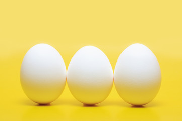 Three Hen's Eggs