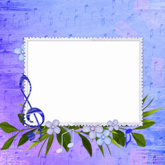 Framework for photo or congratulation