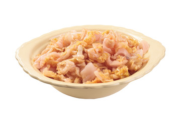 chunks of sour cabbage