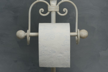Nostalgischer Toilettenpapierhalter