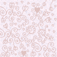 Romantic floral background in pastel colors