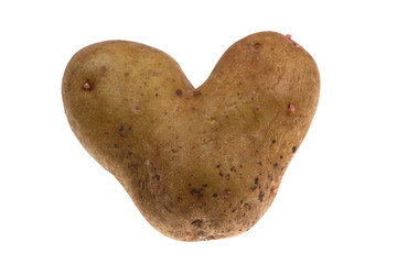 Potato heart isolated