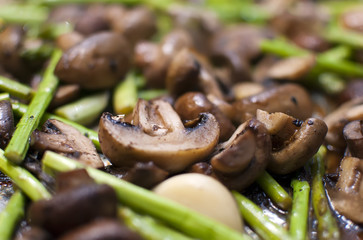 Grilled Mushroom with vegetables