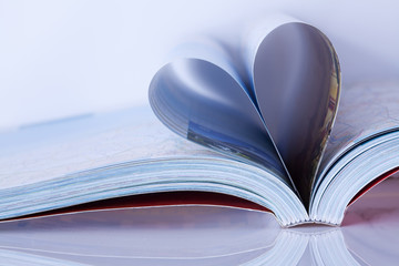 Book with the heart
