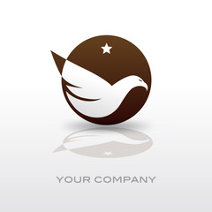 logo entreprise, logo aigle