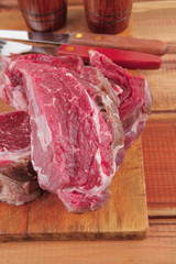 savory: fresh uncooked beef fillet