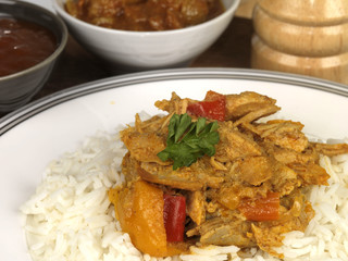 Turkey Curry with Rice