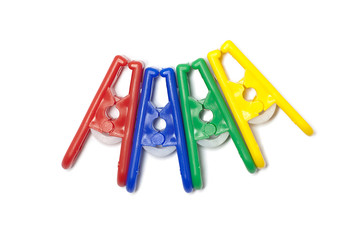colorful clothes-pins