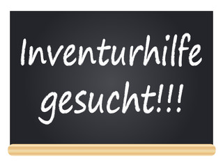 Obraz premium Inventurhilfe gesucht!