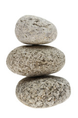 Fototapeta na wymiar Three stones closeup