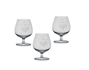 cognac glasses with a extra touch!