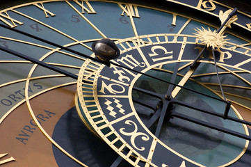 Old astronomic clock in Prague (orloj)