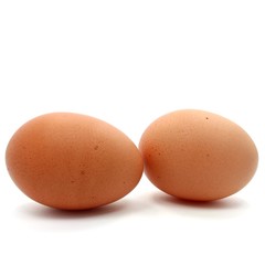 2 braune Eier