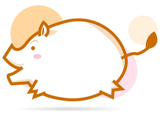 Obraz premium pig