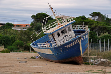 Bateau échoué - immigration clandestine