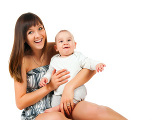 young women and her son