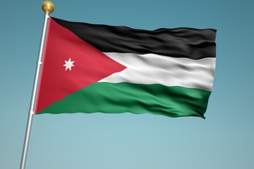 ヨルダンの国旗
