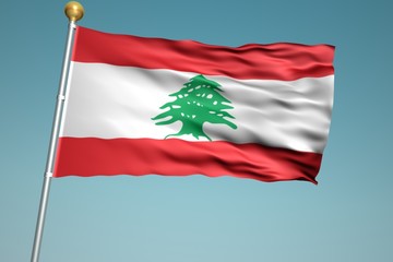 レバノンの国旗