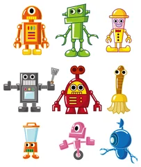 Papier Peint photo Robots robot de dessin animé