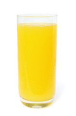 Glass of orange juice