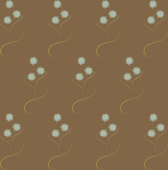 Tapetenmuster floral nahtlos