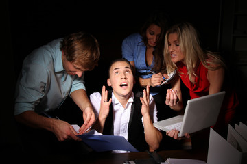 Stress am Schreibtisch