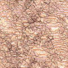 Lifeless dry land. Seamless Pattern