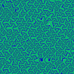 Abstract pattern "bird tracks". Seamless