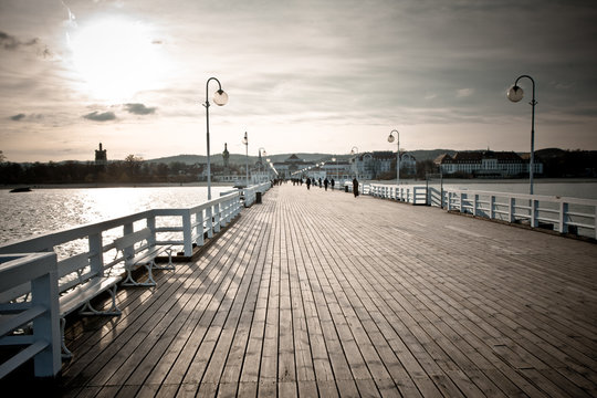 Fototapeta wooden pier
