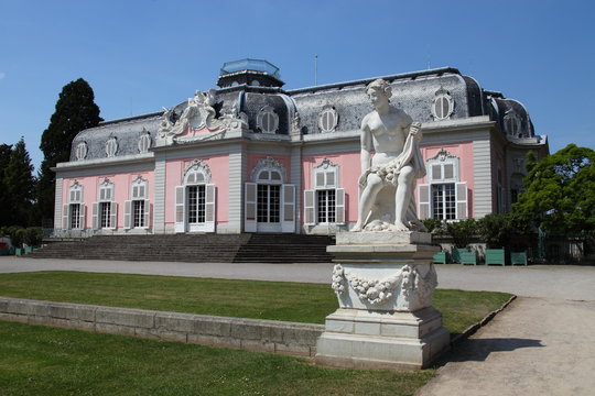 D&uuml;sseldorf, Schlo&szlig; Benrath, Gartenseite