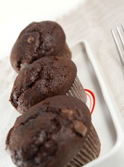 Muffins au chocolat