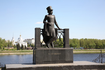 Monument to Alexandr Pushkin in Tver