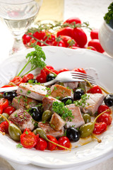 tuna messinese recipe-tonno alla messinese