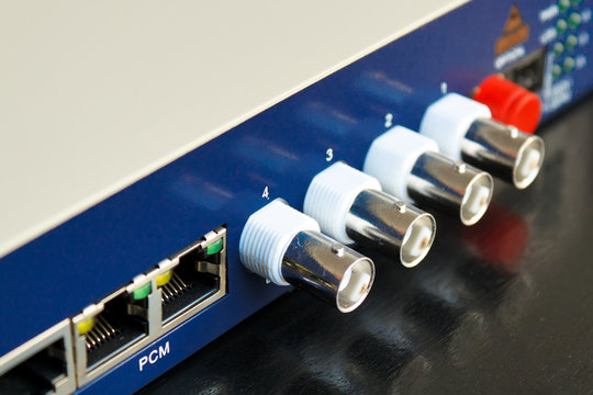 fiber optic video converter with optical FC connectors
