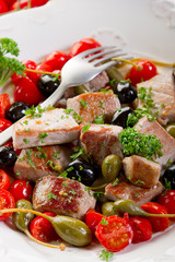 tuna messinese recipe-tonno alla messinese