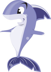 Naklejka premium shark