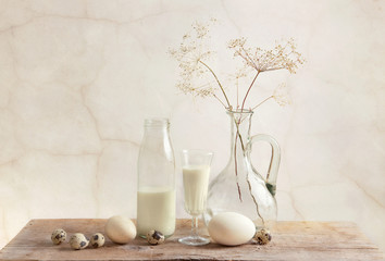 Milch und Eier
