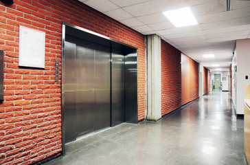 One large steel door elevator - 28699719
