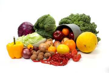 Fruits and vegetables