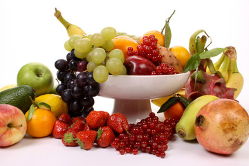 Fruits on a dish