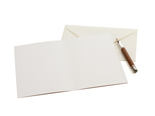 Briefpapier mit Umschlag