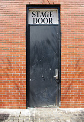 Grungy Stage Door Entrance