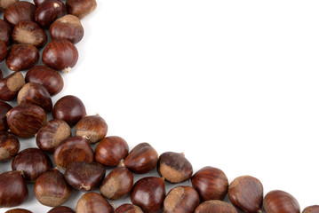 Chestnuts background